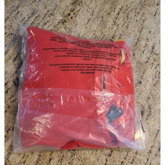 Vintage Lizwear Women Sz M Red Yellow Nylon Sweatshirt Wonder Women Marvel Vibes - Picture 15 of 15